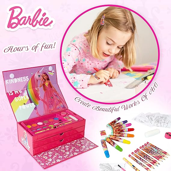 BARBIE COLORING CASE-TT30204