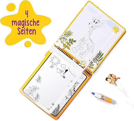 WATER PEN SAFARI COLORING BOOK-106334635