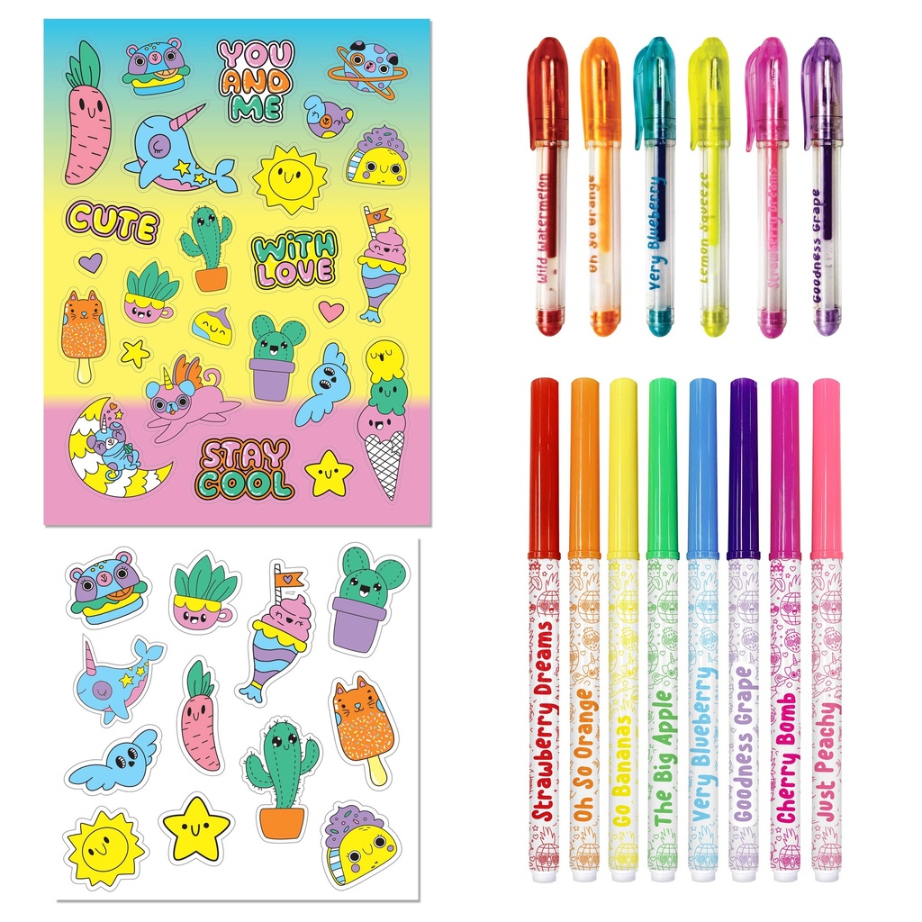  Kaleidoscope Sweet Treats Coloring Activity Kit-HBM00851