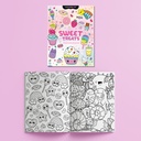  Kaleidoscope Sweet Treats Coloring Activity Kit-HBM00851