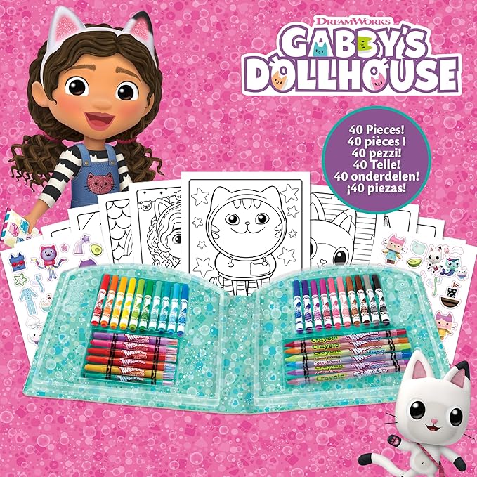 Coloring Case 40ct Gabby's Dollhouse -CY04-2945