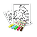  CW Coloring Animal Friends foldelope & markers-2817