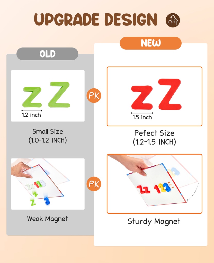 Magnetic Letters & Numbers Jar-Joycat PML5
