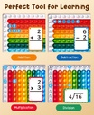 Pop it Multiplication Flash Cards- Joycat 288 cards