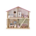 Wooden Dollhouse Pink - Viga 44256