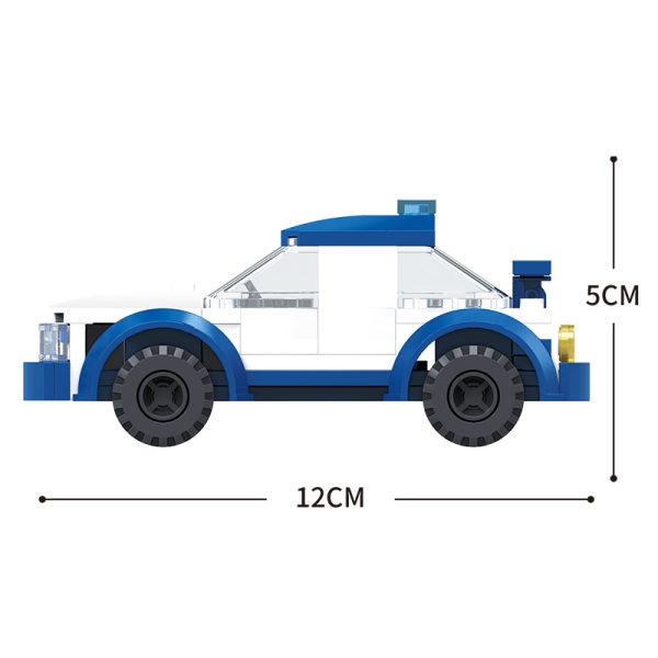 Police Car & Motorcycle 86PCS - COGO 4185