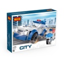 Police Car & Motorcycle 86PCS - COGO 4185