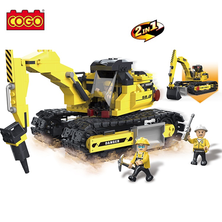 2-in-1 Excavator 367PCS-COGO  3729