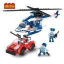Police Block Helicopter n Car Cogo- 4163