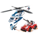 Police Block Helicopter n Car Cogo- 4163
