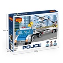 Police Transport Cart Block Set 329Pcs -COGO 4165