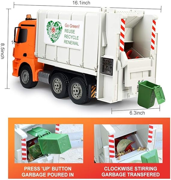 Benz Antos Rc Sanitation Truck - E676-003