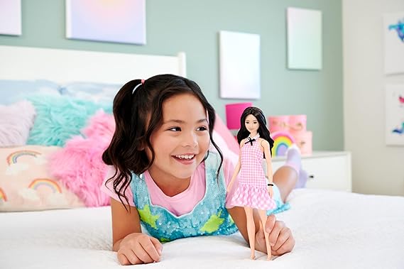 Barbie Fashionistas Doll Quick Curl-HRH21