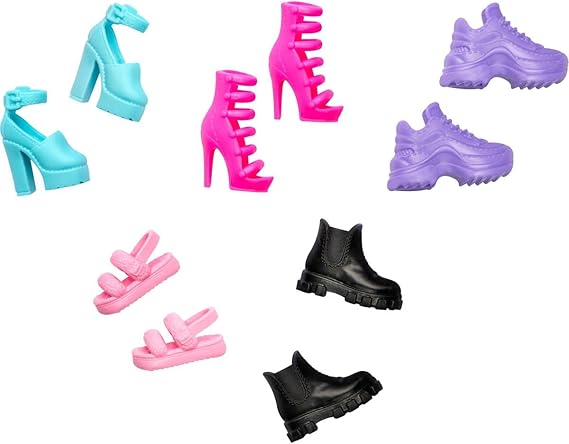 Barbie® Shoe Pks Asst-HWV71