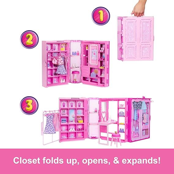 Barbie Dream Closet 3.0 + Doll-HXD58