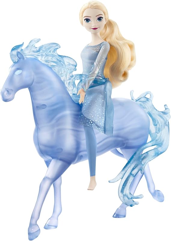 Frozen Fashion Doll Elsa & Nokk Horse Set-HLW58
