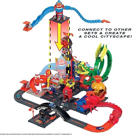 Hot Wheels City Nemesis Gorilla Garage-HDR30