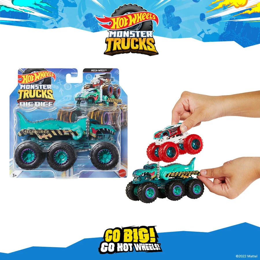 Hot Wheels Monster Trucks Monster Rigs 1:64 Asst​-HWN86