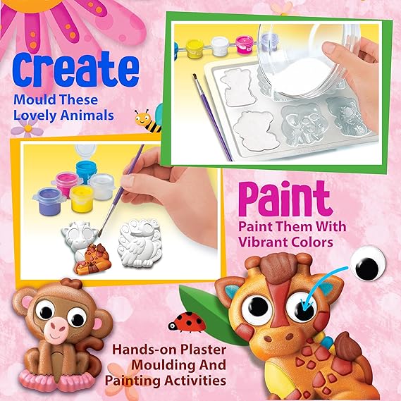 4M Mould & Paint Googly Eyes Animals-00-04800
