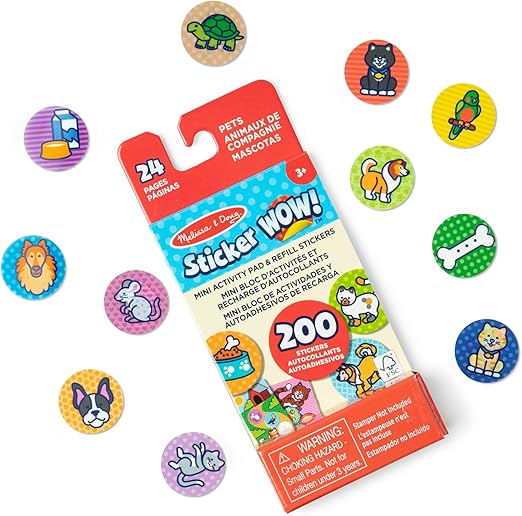 Sticker WOW Mini Activity Pad Pets-MD50297