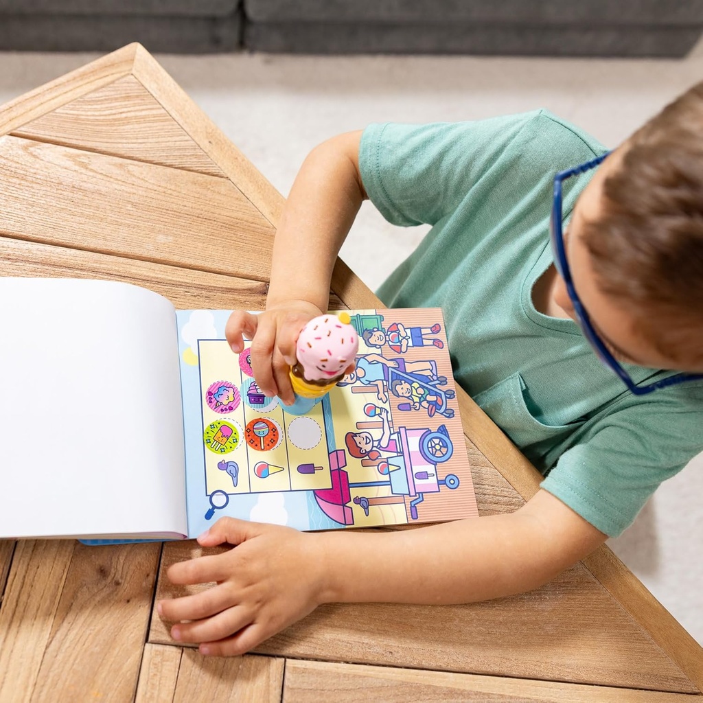 Sticker WOW Sticker Stamper & Activity Pad  Ice Cream-MD50136