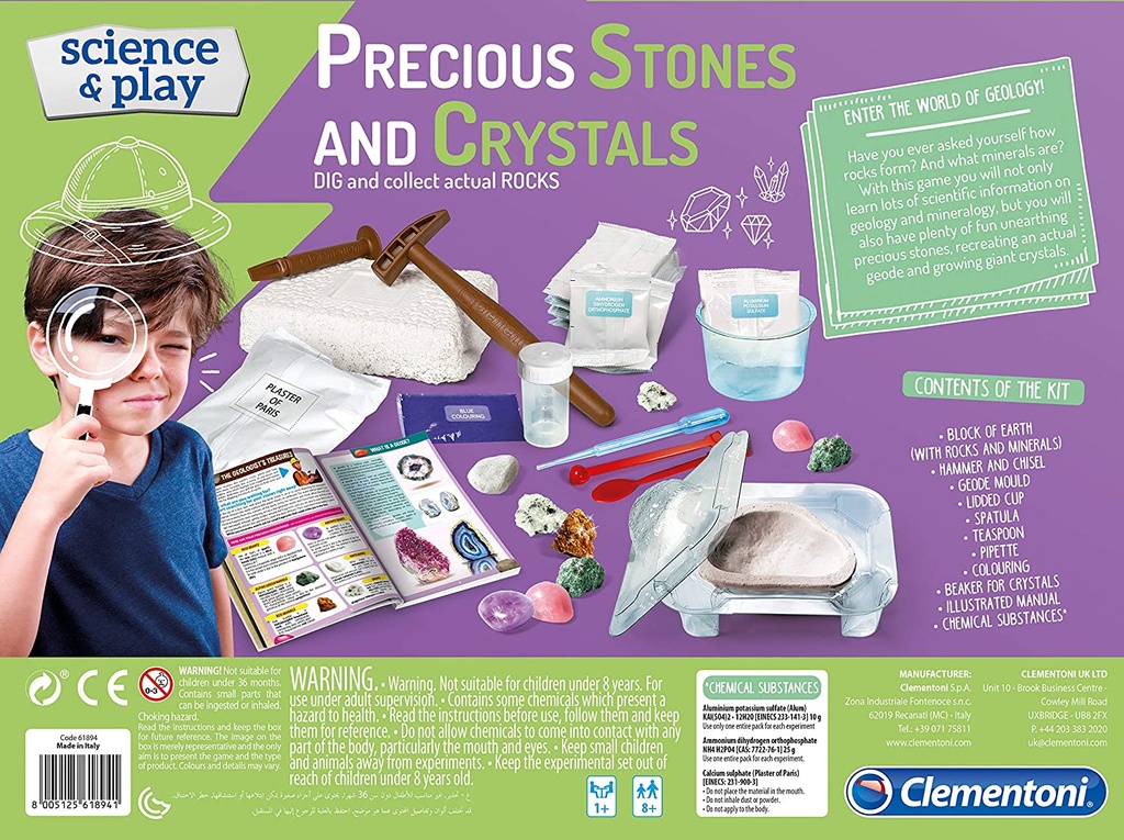 Precious Stones & Crystals - Clementoni 61894