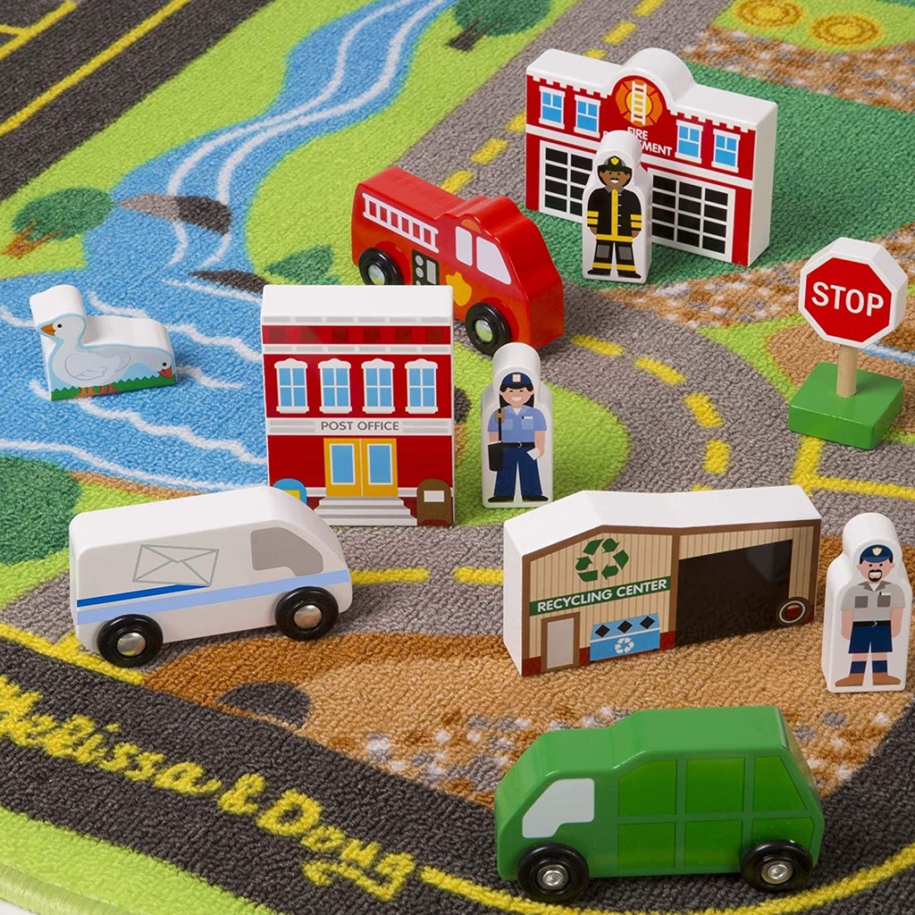 Deluxe Road Rug PlaySet - Melissa & Doug 5195