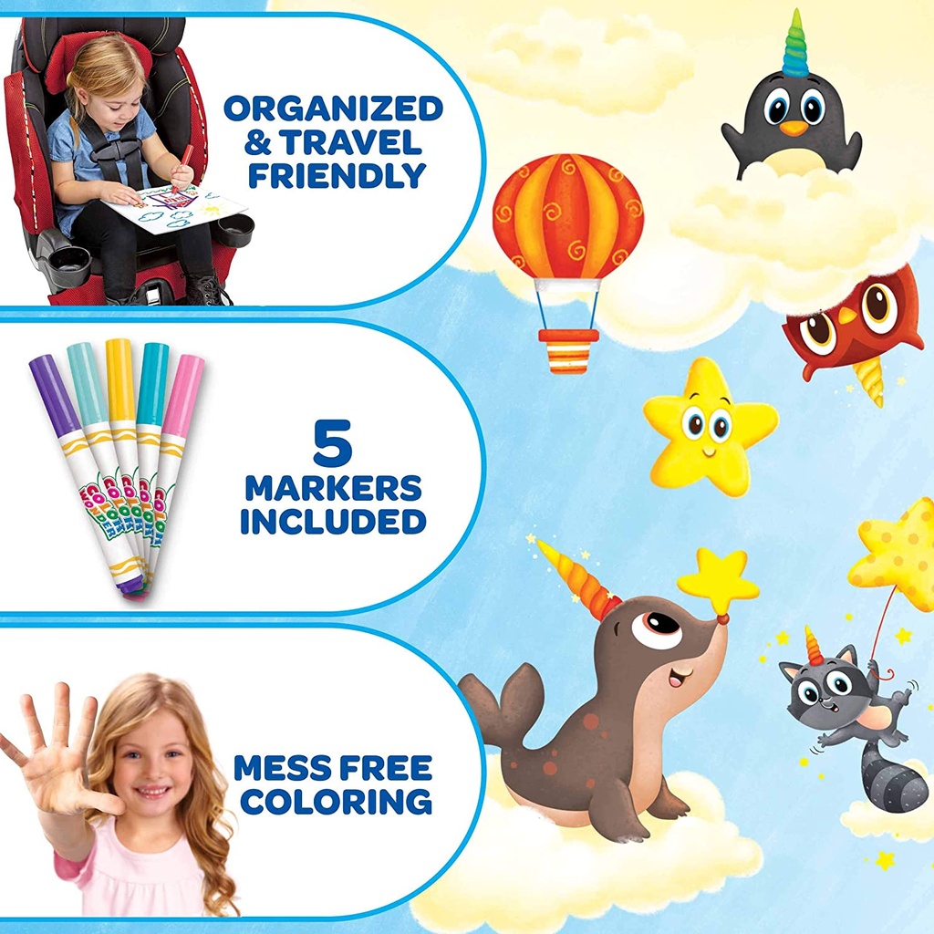 CW Coloring Pad & Markers -Crayola 75-2723
