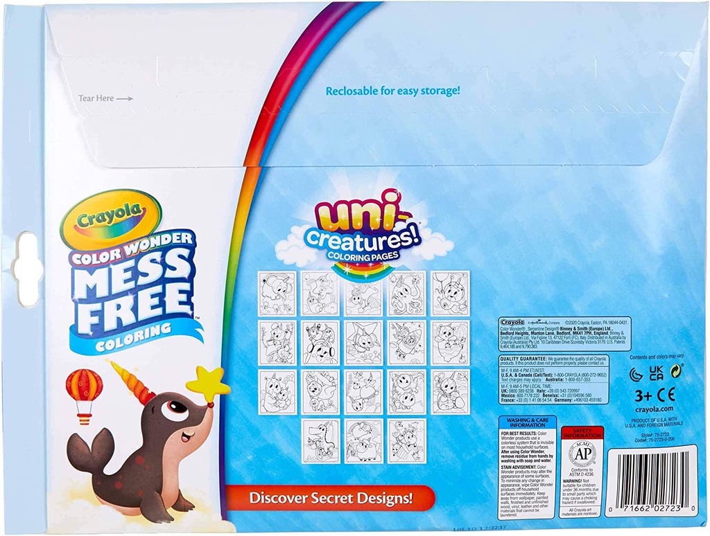 CW Coloring Pad & Markers -Crayola 75-2723