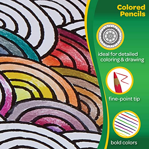 12 Ct Colored Pencils, Short -Crayola 68-4112