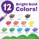 12 Ct Colored Pencils, Short -Crayola 68-4112