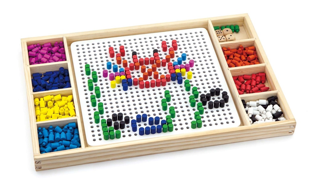 Ludo and Beads with Patterns - Viga 59990