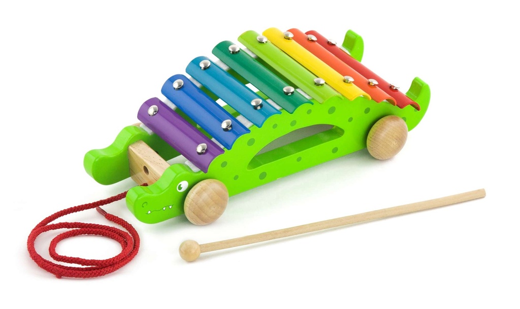 Pull Along Xylophone Crocodile - Viga 50342