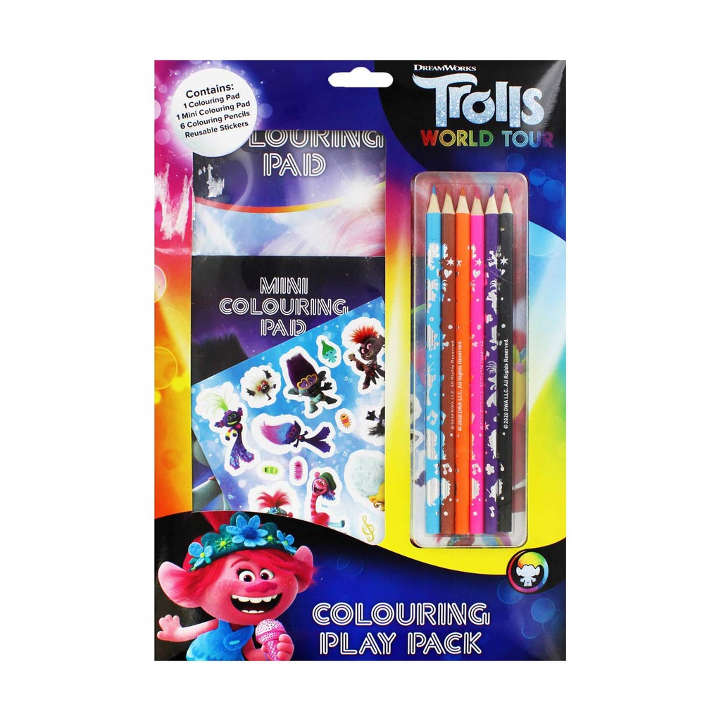 Trolls 2 Coloring Play Pack - 9781788241847