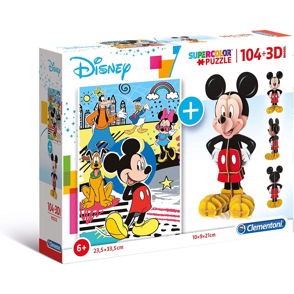3D Mickey Mouse Puzzle - Clementoni 20157
