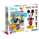 3D Mickey Mouse Puzzle - Clementoni 20157