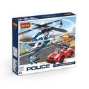 Police Block Helicopter n Car Cogo- 4163