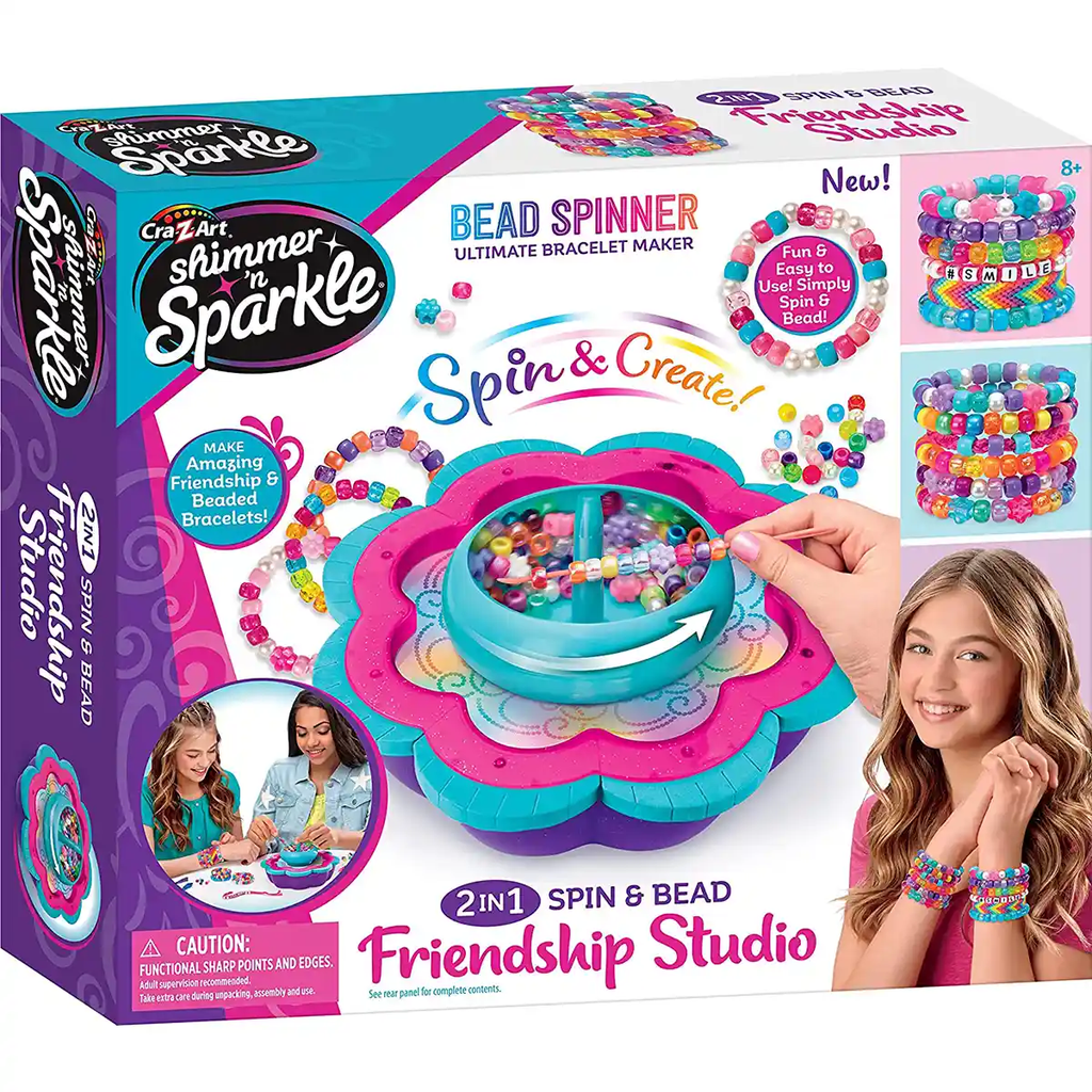 2in1 Spin & Bead Friendship Studio -Cra-Z-Art 17339