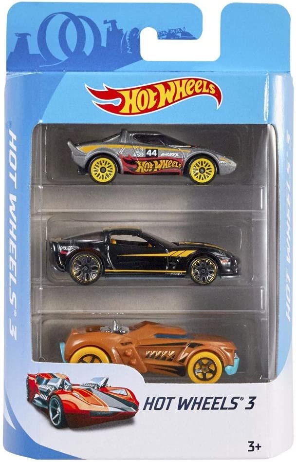 Basic Car 3-Pk Asst-HW K5904
