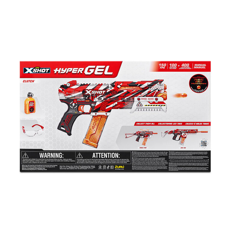 X-SHOT HYPER GEL SMALL BLASTER (5000GELLETS)-ZURU 36622