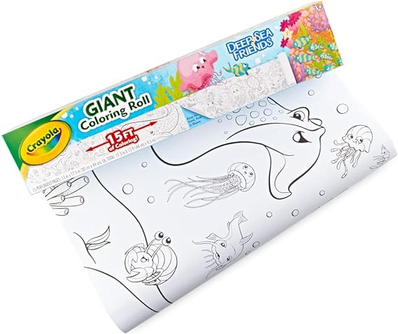 Giant Coloring Roll Under the Sea-Crayola 04-2721