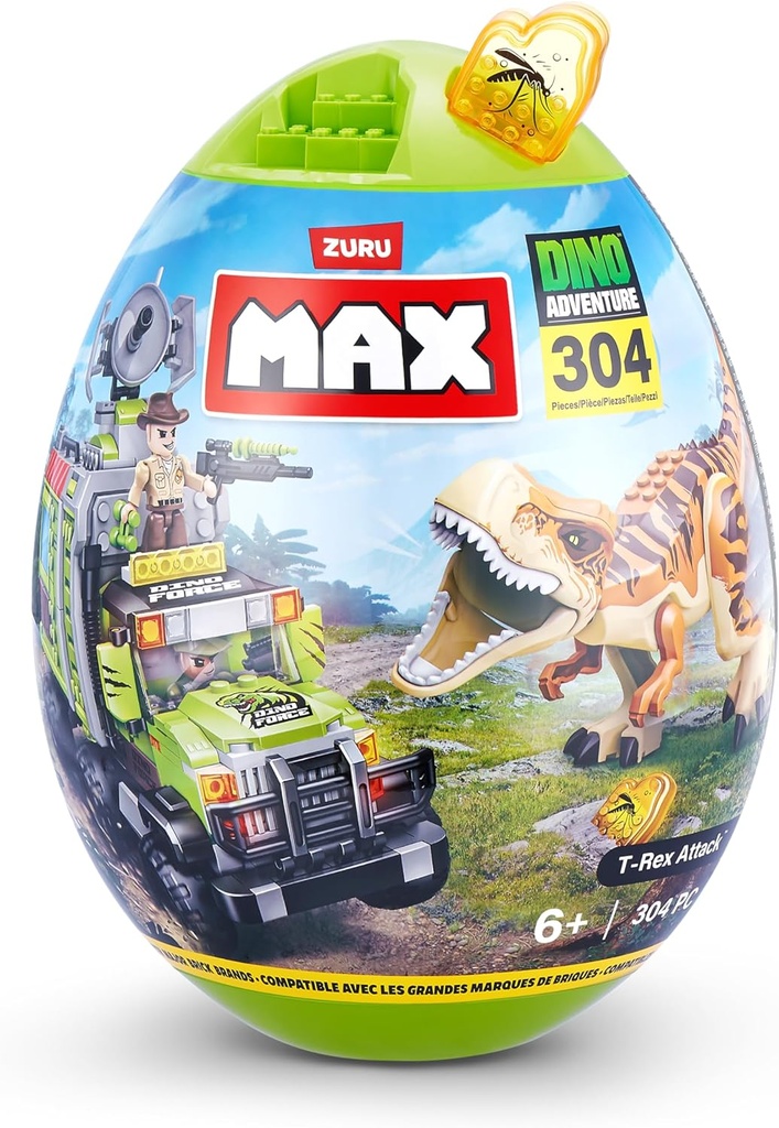 MAX-DINO ADVENTURE INT 304 pcs-83155