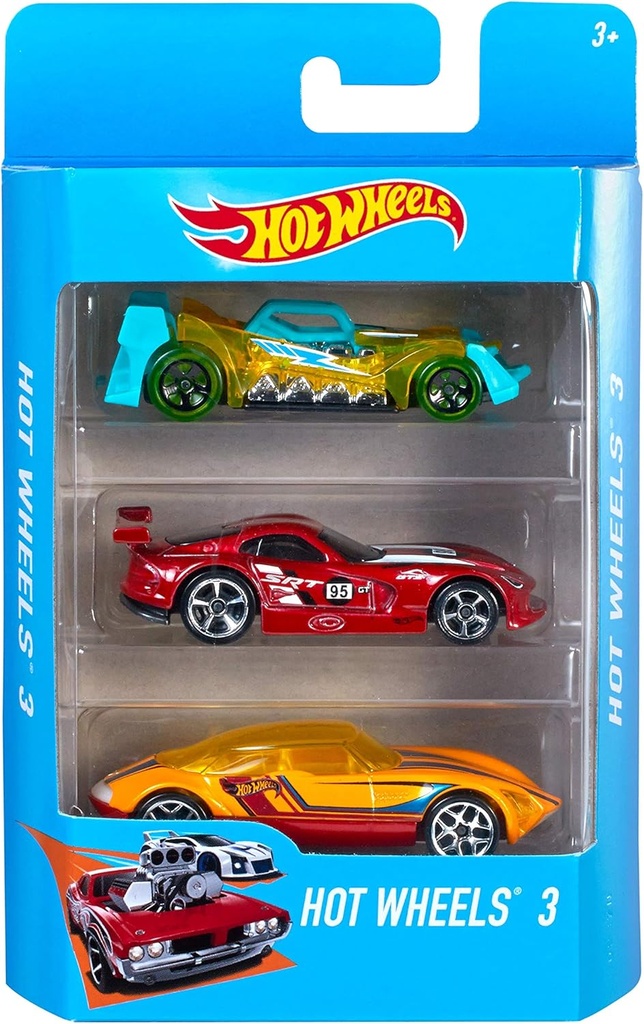 Basic Car 3 Pk Asst-HW K5904