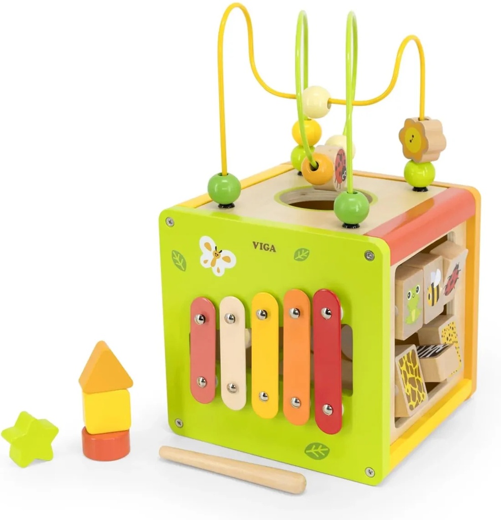 5-in-1 Activity Cube-Viga 44716