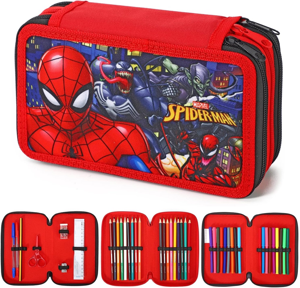 SPIDERMAN 3 ZIPPERS PENCIL CASE-30247