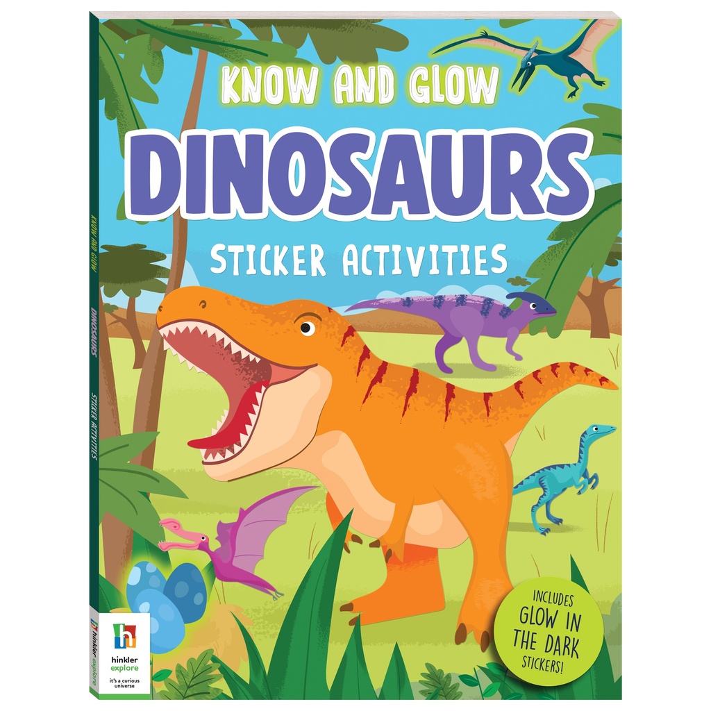 Know and Glow Dinosau Dinosaurs & Activities-HST02201