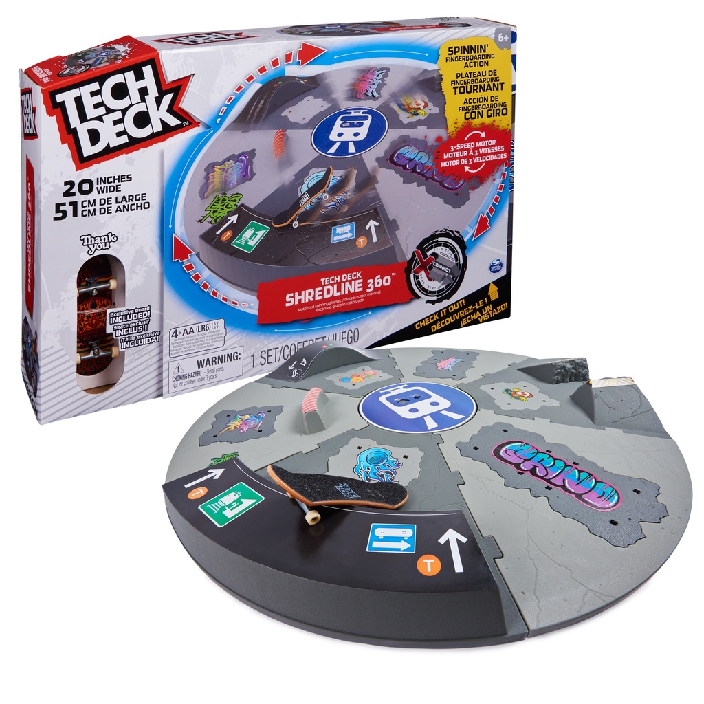 Tech Deck  360 Spinnin Fingerboarding Action-6064746