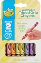 Crayola 8 ct Washable Tripod Grip Crayons-1460