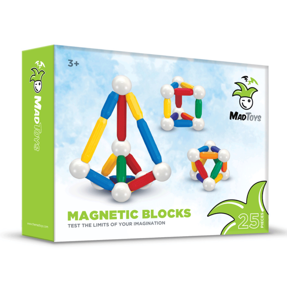 MAGNETIC BLOCKS 25 PCS-967966