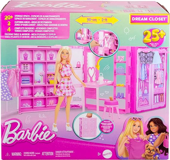 Barbie Dream Closet 3.0 + Doll-HXD58